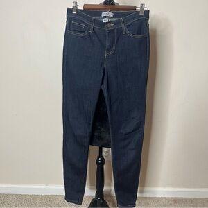 Judy‎ Blue Women’s Blue Dark Wash Mid Rise 5 Pocket Skinny Stretch Jeans Sz 7/28